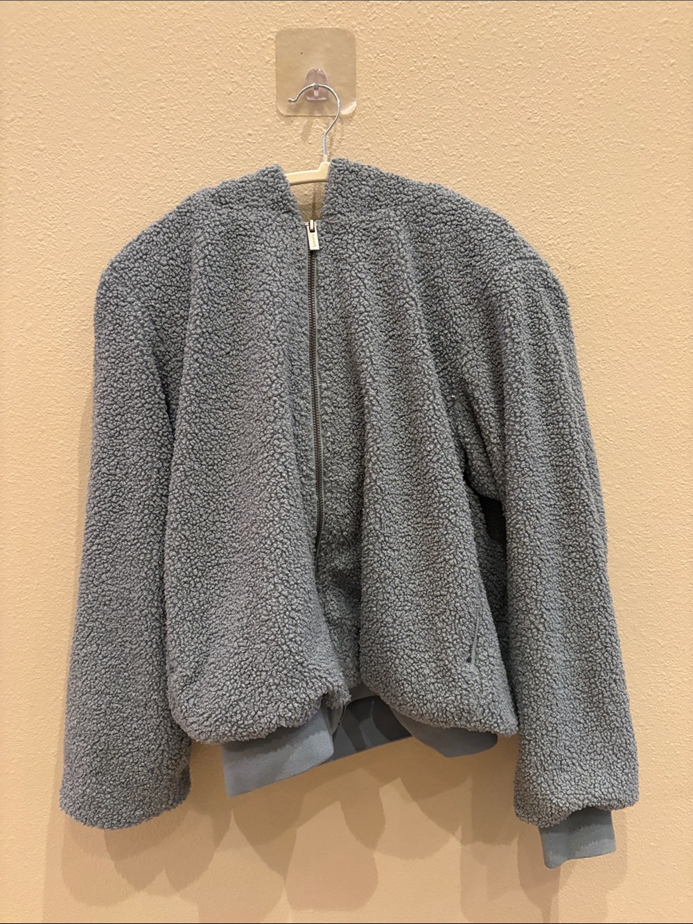 Splendid Plush Zip-Up Lined Sherpa Jacket